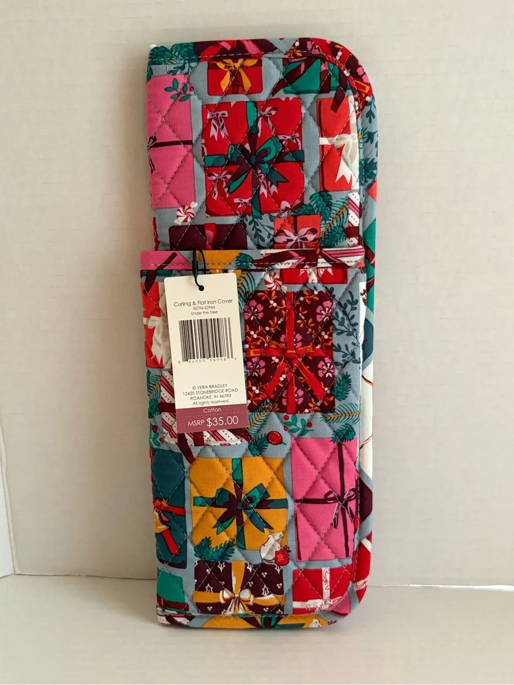 Vera Bradley Quilted Under The Tree Print Curling & Flat Iron Cover
